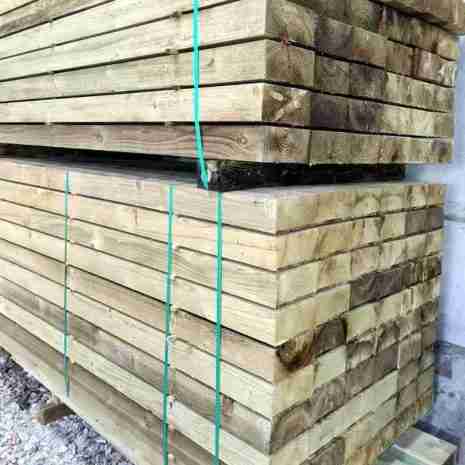 Tanalised Sleepers Tanalised Sleepers stocked by Ryedale Timber