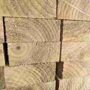 3.6 Meter Tanalised Fence Rails - Pressure Treated Timber for Strong and Long-Lasting Fencing