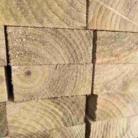 3.6 Meter Tanalised Fence Rails - Pressure Treated Timber for Strong and Long-Lasting Fencing