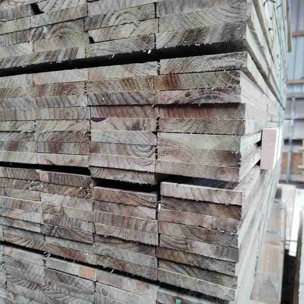5x1 Inch Tanalised Fence Boards - Pressure Treated Timber for Long-Lasting Garden Fences