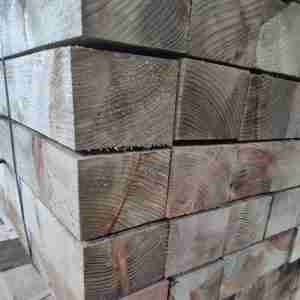 6x6 Inch Timber Gate Posts - Heavy Duty 3 Metre Posts for Large Gates