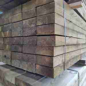 Stack of Tanalised Purlins