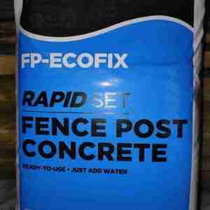 Bag of Rapid Set Post Mix Concrete - Easy to Use for Setting Timber Fence Posts Securely