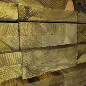 Tanalised scaffold boards